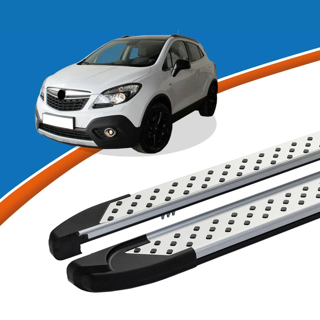 Predellino Gonne Opel Mokka Da Anno 06 / 2012-08/2016 Almo Argento Tüv ABE