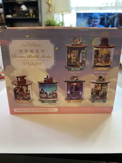 Dollhouse Miniature DIY House Kit Creative Room Dream Bottle Series Magic Shop