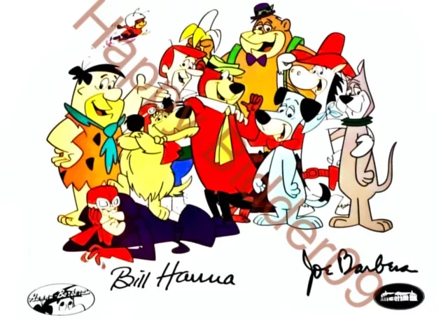 Bill Hanna & Joe Barbera Dual schönes 7x5 Foto