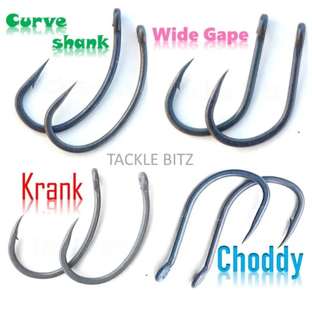 Carp Hooks Fishing Tackle Chod Wide Gape Krank Curve Shank Choddy for Hair Rigs