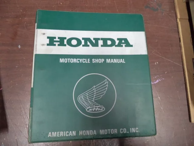 Honda motorcycle OEM used shop manual ATC70