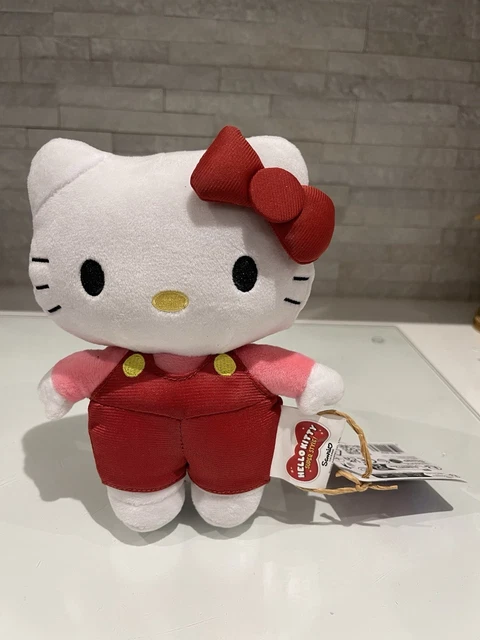 Simba Kitty SIMBA SUPER STYLE Hello Kitty Dungarees Soft Cuddly Toy Plush Plushie 8 ...