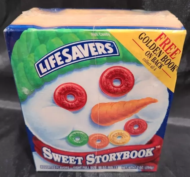 Vtg 1995 Life Savers Candy Sweet Storybook Christmas Box Snowman Complete Sealed