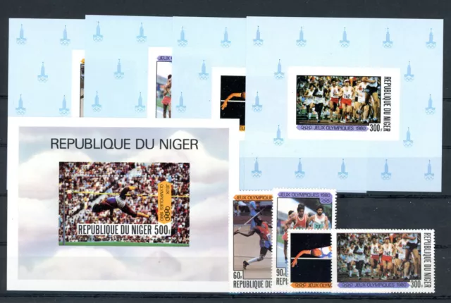 Niger 695/98 Block 27 + Sonderblöcke postfrisch / Olympiade .............2/22058