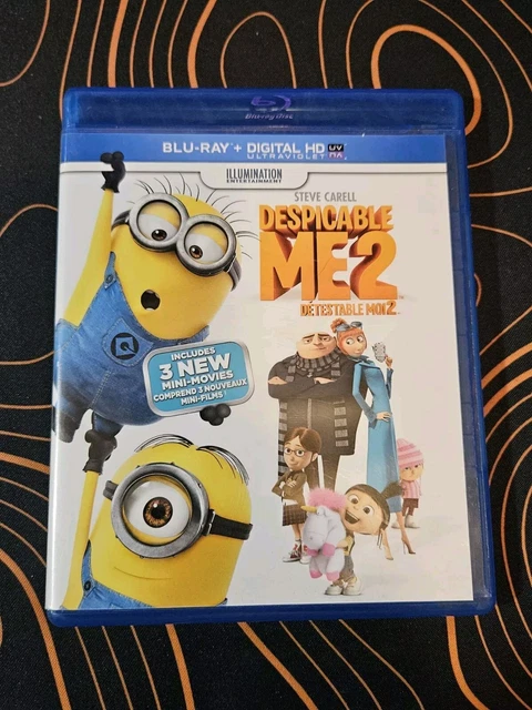 DESPICABLE ME 2 BluRay/DVD With Case Illumination Studios | Used Tested ...