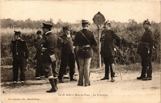 CPA MARS-la-TOUR - August 16 to MARS-la-TOUR - La Frontiere (386169)