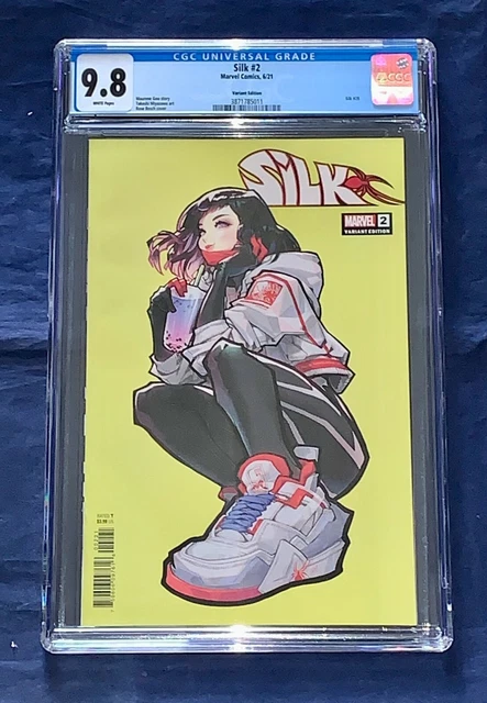 Silk #2 CGC 9.8 Rose Besch 1:25 Incentive Variant 2021