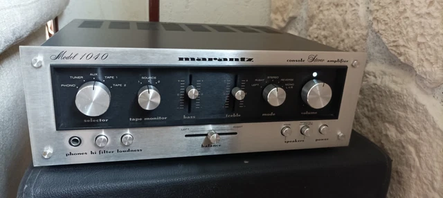 Amplificateur Stéréo Marantz 1040M - Rare - Modèle 1040 M - Testé Par Pro