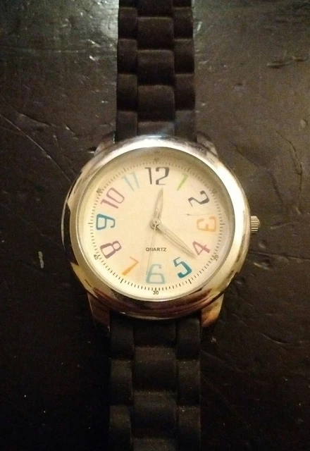 Montre Vintage Femme Quartz - Cadran Rose, Boîtier Argent 40mm - En Marche