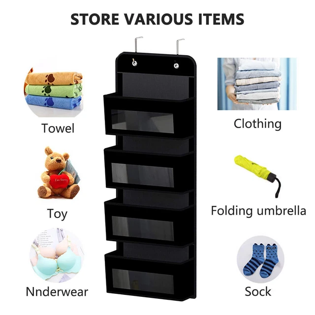 Behind The Door Hanging Shoe Holder Hanging Bag Closet Organizer Storage Bag