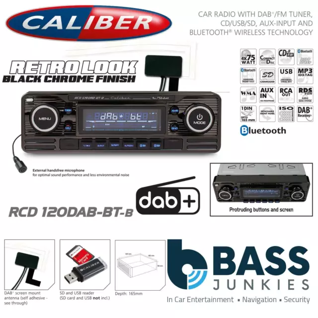 Autoradio avec technologie Bluetooth® et DAB+ - CD/USB/SD 4x75Watt