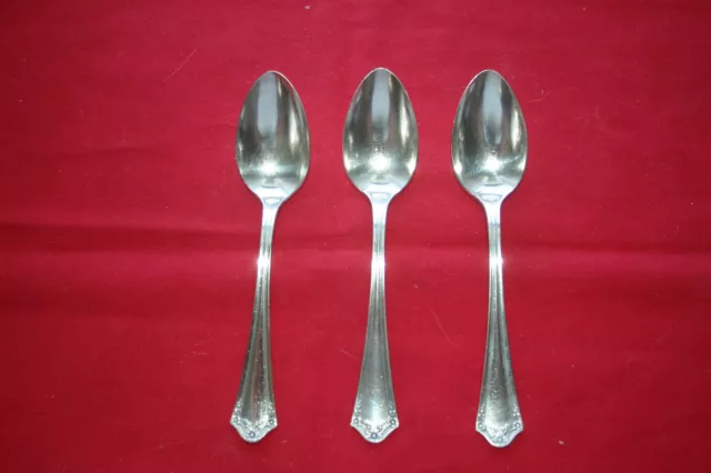 Lot of 3 ONEIDA Community Par Plate "PRIMROSE" 6" Teaspoons Silverplate