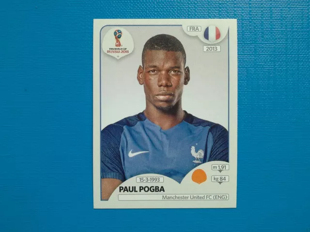 Figurine Panini World Cup Russia 2018 n.205 Paul Pogba France