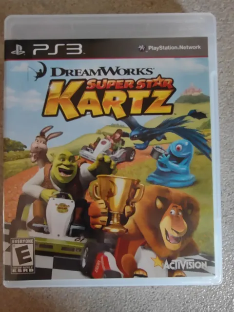 PS3 DreamWorks Super Star Kartz Sony PlayStation 3 Game Complete Tested