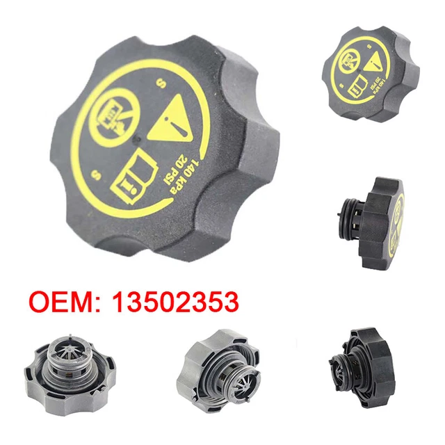 GM Equipment 13502353 Radiator Expansion Tank Cap Coolant Reservoir Cap