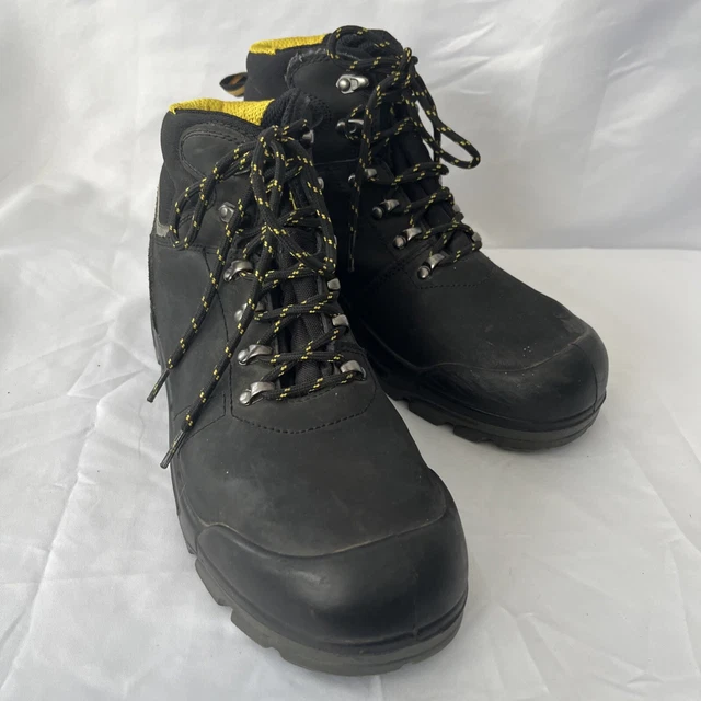 AMBLERS SAFETY BOOTS Size 8/42 Black Lace Up Ankle Boots Men’s £19.99
