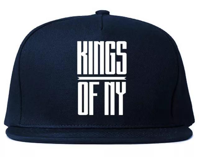 Kings Of NY Stretched logo Printed Snapback hat New York Brooklyn Bushwick Bronx