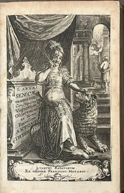 1651 -  L. Annaei Senecae -  Tragoediae cum exquisitis exquisitis variorum