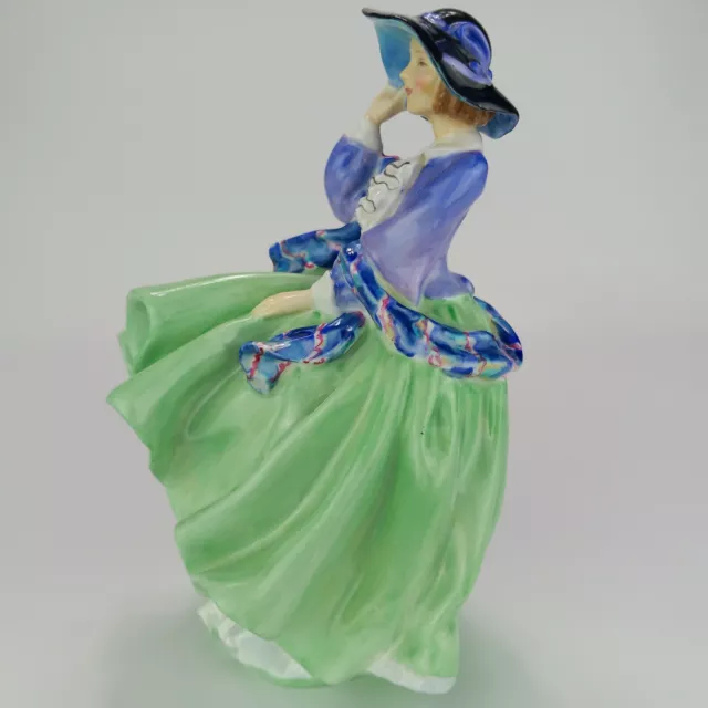 Royal Doulton Figurine Top o' the Hill HN1833 Bone China Lady figures 3