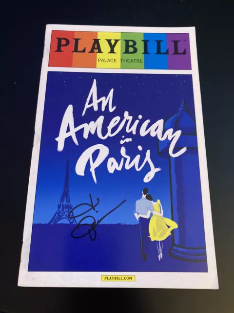 An American in Paris Broadway Pride Playbill Signed by Jill Paice