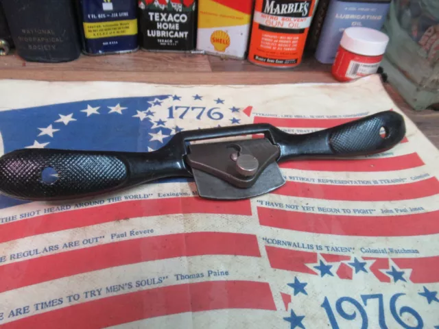 Stanley No. 51 Double HANDEL Spoke shave MADE USA TOOL VINTAGE  CAST IRON