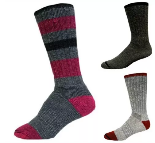 Women's Merino Wool Blend Boot Socks 6 pair