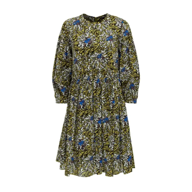 'S MAX MARA Yellow Floral Print Tomlin Dress Size 4 Retail $745 NWD