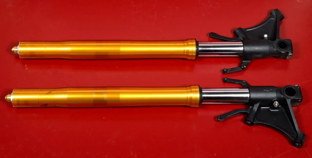 Yamaha - R1 - 2007 2008 - Front Forks Shocks Suspension Set - Straight - 7650K2