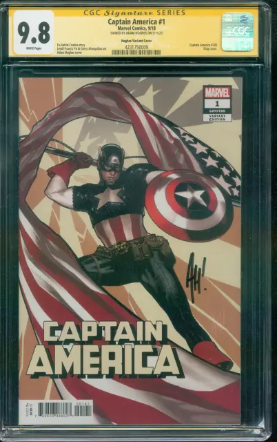 Captain America 1 CGC SS 9.8 Adam Hughes Variant new Movie Avengers 9/18