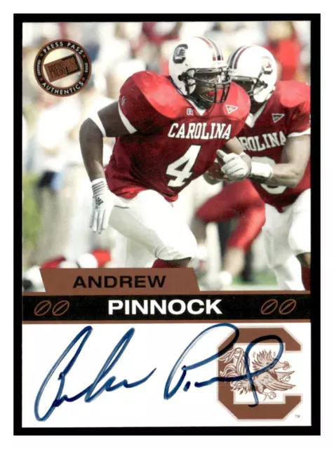 Andrew Pinnock 2003 Press Pass NNO  AU  Autographs Bronze  Auto