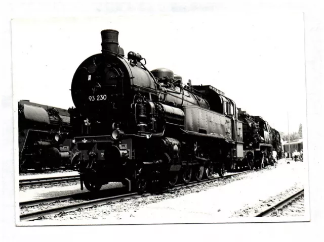 Eisenbahn Foto Dampflok 93 230 Lokomotive