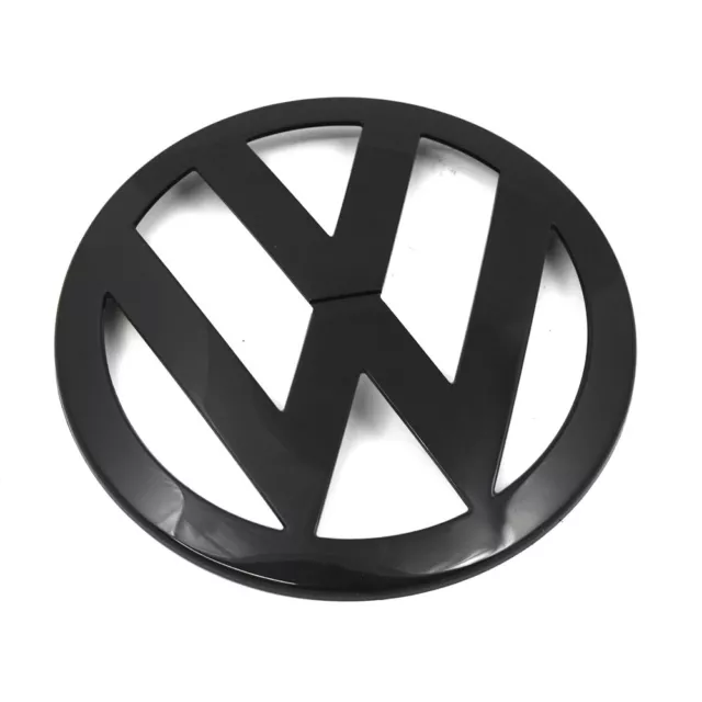 Volkswagen 2GM853601EDPJ Emblem Kühlergrill Logo Zeichen, schwarz verchromt  glänzend, ab Modelljahr 2021, nur mit Front Assist : : Auto &  Motorrad