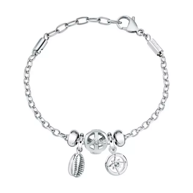 Bracelet Morellato Femme Gouttes Acier / 3 Perles SCZ1132