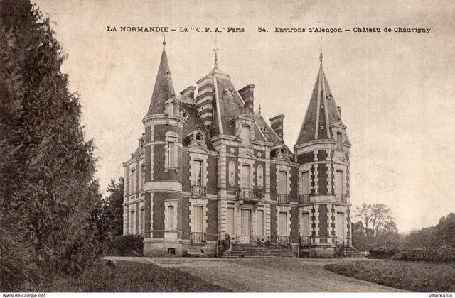 5649 cpa 61 environs d'Alençon - château de Chauvigny