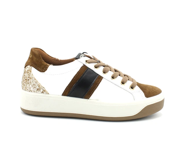 Igi et Co Chaussures pour Femmes Compensées Baskets Platform Plantaire Amovible