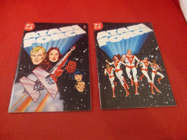 Atari Force Comic Issues #1 & #2 1982 Promotional Comic