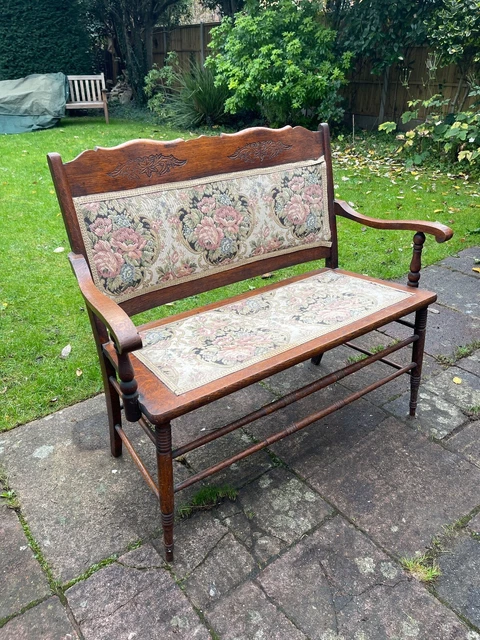 Antique Two Seater Settee Sofa