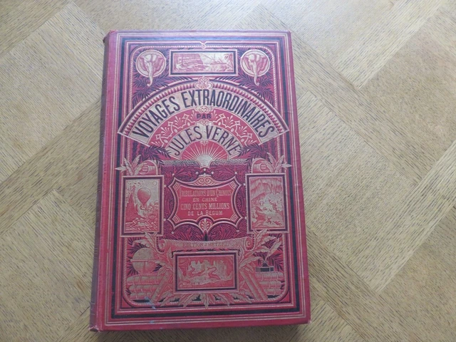 Jules Verne - Hetzel - Tribulations d'Un Chinois En Chine - 2 éléphants