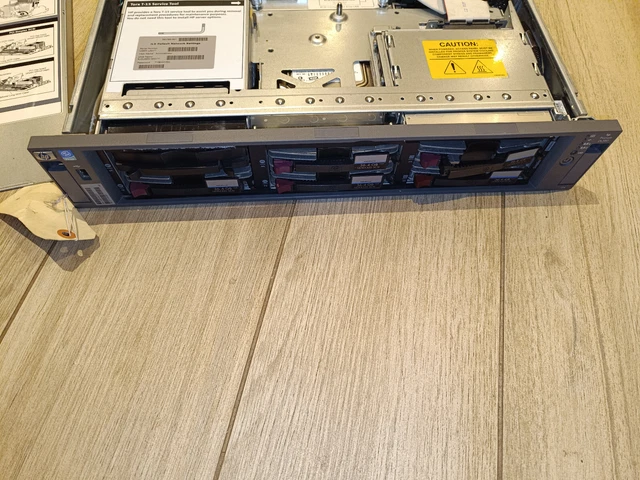 SERVER RACK HP Proliant DL380 Ultra SCSI caddy X5 double CPU Intel Xeon ...