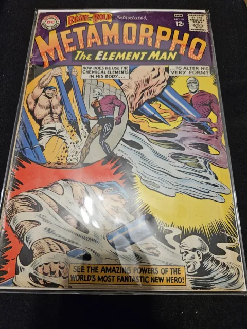 The Brave and the Bold #57 🔑 1st App Metamorpho 3.0 DC COMICS Silverage