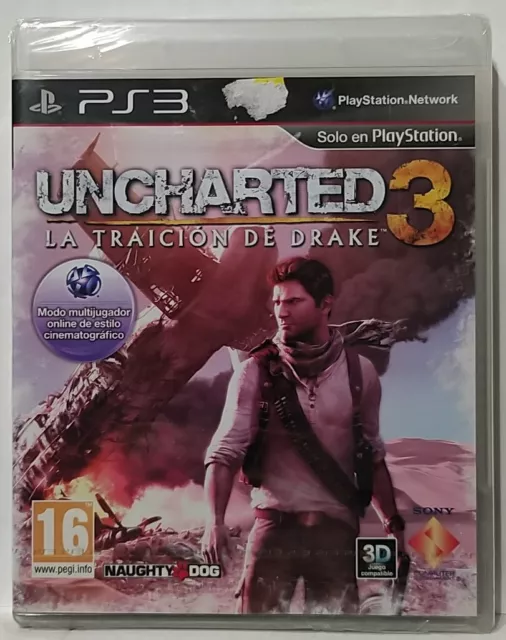 Uncharted 3: La Traicion de Drake. PS3. Fisico. Nuevo. Pal España. *ENVIO CER