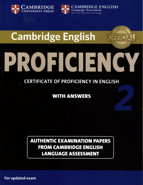 Cambridge English PROFICIENCY 2 mit Antworten CPE ESOL Prüfung @NEU nur Buch