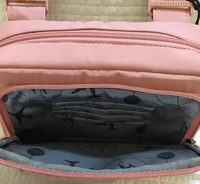 Samantha Brown To Go Convertible Travel Sling Bag Pink 5