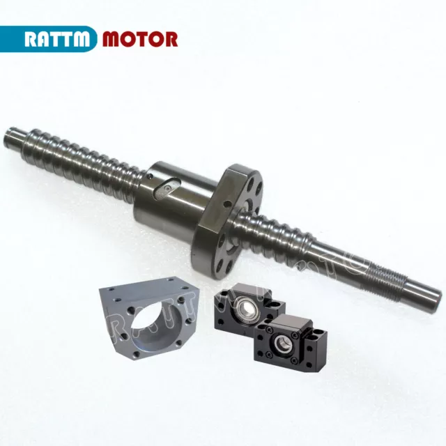 〖FR〗Square Linear Guide Rail+SFU1605-400/700/1000mm Ballscrew Nut+BK/BF12+Block 3