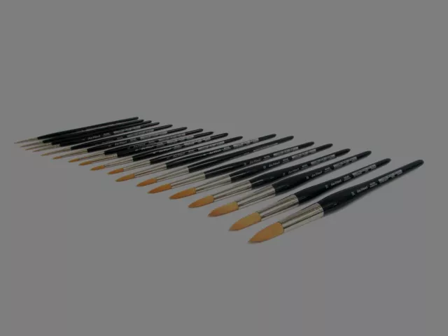 Da Vinci - serie NOVA 1570 - tondo - pennello in fibra sintetica a manico corto