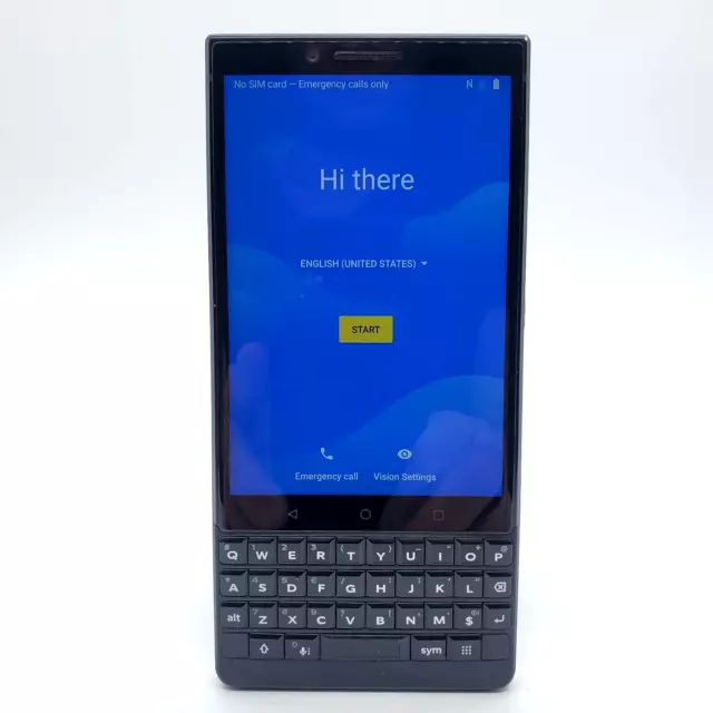 BlackBerry Key2 64GB Black Unlocked USA Seller BBF100-2
