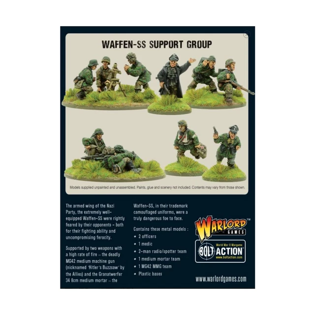Warlord Games Bolt Action German Waffen-SS - HMG 42 Team Pack in at NPR 7757, Rating: 5