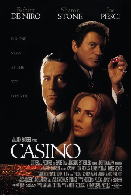 Casino (1995) Original Movie Poster  -  Rolled