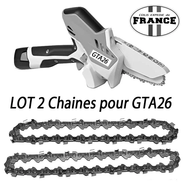 3pcs Chaînes de tronçonneuses 3/8 1,3 mm 56 maillons longueur de guide- chaîne 40 cm compatible avec Oregon Dollmar Einhell Makita - Jardin