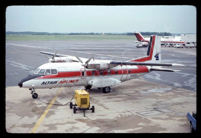 Altair Airlines Nord 262 N488A Jun 78 Kodachrome Aircraft Slide/Dia